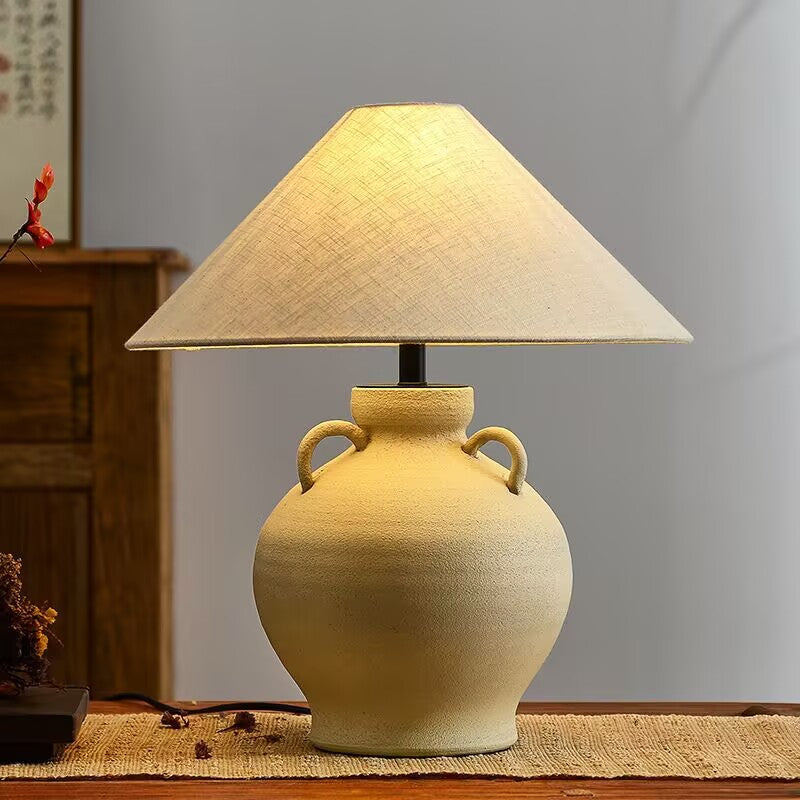 Pottery jar living room lamp bedroom bedside table hotel homestay decoration