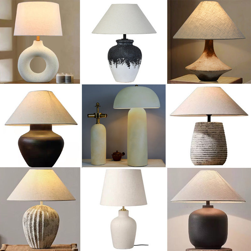 Pottery jar living room lamp bedroom bedside table hotel homestay decoration