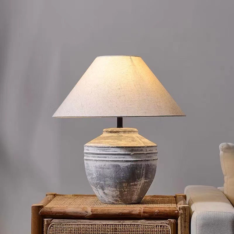 Pottery jar living room lamp bedroom bedside table hotel homestay decoration