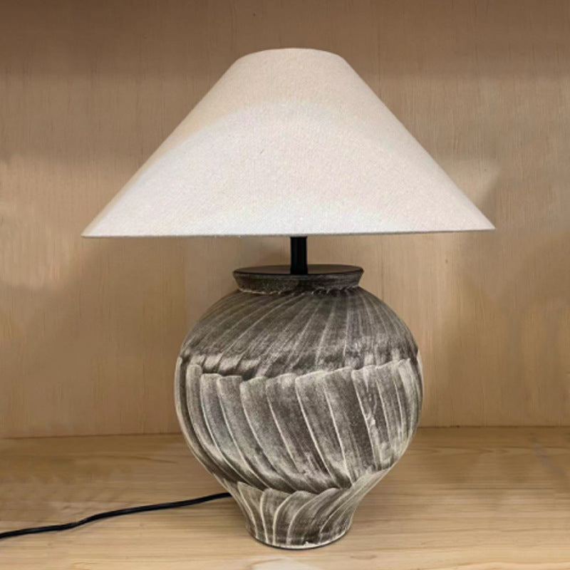 Pottery jar living room lamp bedroom bedside table hotel homestay decoration