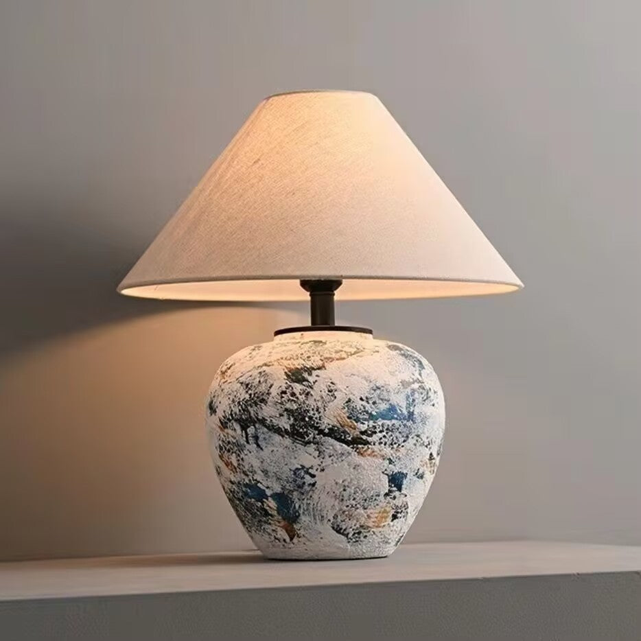 Pottery jar living room lamp bedroom bedside table hotel homestay decoration