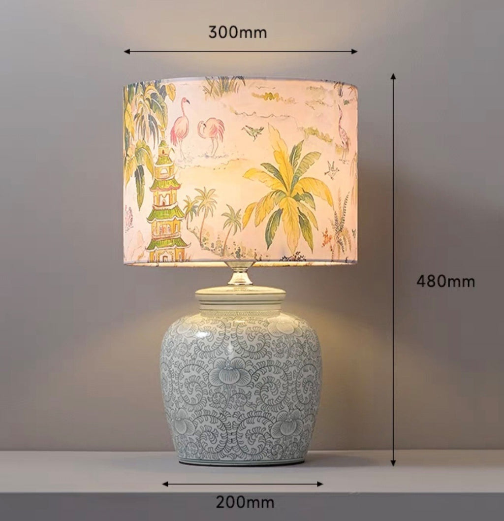 Pottery jar living room lamp bedroom bedside table hotel homestay decoration