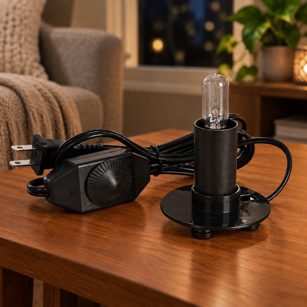 Lampe Hamsa avec ampoule éteinte